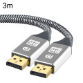 3m 1.4 Version DP Cable Gold-Plated Interface 8K High-Definition Display Computer Cable 30AWG OD:6.3