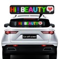 532x90mm Vehicle Rear Window Color Flexible LED Electronic Screen
