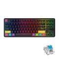 Ajazz K870T 87-Key Hot Swap Bluetooth/Wired Dual Mode RGB Backlight Office Game Mechanical Keyboard