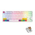 Ajazz K870T 87-Key Hot Swap Bluetooth/Wired Dual Mode RGB Backlight Office Game Mechanical Keyboard