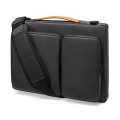 Computer Messenger Shoulder Bag Laptop Sleeve Bag, Size: 13.3-14 inch(Black)