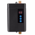 EU Plug 4000W Electric Water Heater With Remote Control Adjustable Temperate(Black)