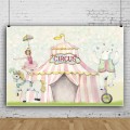 150 x 100cm Circus Clown Show Party Photography Background Cloth Decorative Scenes(MDZ00330)