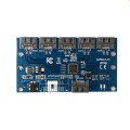 SATA2.0 3Gbps JMB321 Chip SATA Expansion Card 1 to 5 Port Riser Card