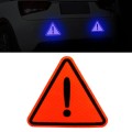 Car Tail Triangle Reflective Stickers Safety Warning Danger Signs Car Stickers(Orange)