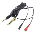 For Sennheiser HD25 / HD560 / HD540 / HD480 / HD430 / HD250 Headset Audio Cable(Left Long Right Shor