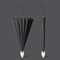 16 Bone Automatic Long Handle Double Sunny And Rain Dual Use Umbrella, Color: With Waterproof Cover