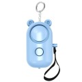 130dB LED Personal Alarm Pull Ring Outdoor Self-defense Products, Specification: Ordinary Style (Blu