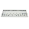 Hot Swap Shaft Wired RGB Back Light Customized Mechanical Keyboard Kit(White)