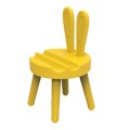 Cartoon Chair Shape Desktop Mobile Phone Holder Cute Mini Universal Phone Rack, Style: Rabbit(Yellow
