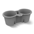 For Tesla Model3/Y Central Control Storage Silicone Cup Stopper(Grey)