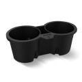 For Tesla Model3/Y Central Control Storage Silicone Cup Stopper(Black)