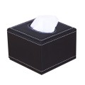 Sheepskin Hotel Restaurant Leather Square Paper Box Car Tissue Box