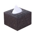 Ancient Pattern Hotel Restaurant Leather Square Paper Box Car Tissue Box