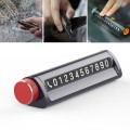 Multifunctional Break Window Mini Safety Hammer Parking Number Plate(Red)