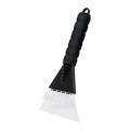 Car De-icer Shovel Multifunctional Frost Scraping Snow Sweeping Brush(Black)