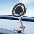 Dashboard Magnetic Navigation Foldable Universal Car Phone Holder(Silver)