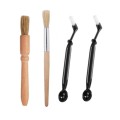4-in-1 D Type Coffee Machine Cleaning Set Coffee Grinder Brush