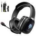 EasySMX C06W Bluetooth+2.4G+Wired 3 Mold Wireless Game Headset(Black)