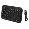 49 Keys Wireless Bluetooth Mini Keyboard Multi System Universal Portable Keypad(Black)