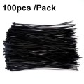 100pcs /Pack 8x300mm National Standard 7.6mm Wide Self-Locking Nylon Cable Ties Plastic Bundle Cable