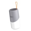 Wireless Bluetooth Speaker With RGB Light Waterproof Stereo Atmosphere Light(Grey)