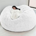 180x90cm Cloth Cover Lazy Sofa Bean Bag Living Room Simple Sofa Tatami Fabric Cover Without Filler(W
