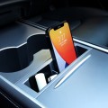 For Tesla Model 3/Y Mobile Phone Storage Box(Black)