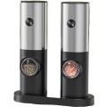 Electric Automatic Salt and Pepper Grinder Set Battery Powered, Model: B2 KYMQ-16B-BS