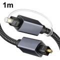 1m Digital Optical Audio Output/Input Cable Compatible With SPDIF5.1/7.1 OD5.0MM(Gray)