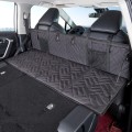 Car Camping Bed Folding Board SUV Rear Row Extension Board For Tesla, Color: Black Embossed