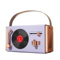 C220 Multifunctional Vinyl Record Player Speaker Portable Handheld Mini Retro Audio, Color: Fantasy