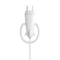 Data Line Protector For IPhone USB Type-C Charger Wire Winder Protection, Spec: Single Head Band Whi