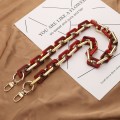 Retro Mobile Phone Chain Lanyard Tortoiseshell Acrylic Resin Bag Chain with Spacer, Spec: L205-3HS -