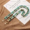 Retro Mobile Phone Chain Lanyard Tortoiseshell Acrylic Resin Bag Chain with Spacer, Spec: L205-LS-60