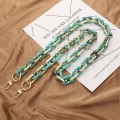 Retro Mobile Phone Chain Lanyard Tortoiseshell Acrylic Resin Bag Chain with Spacer, Spec: L205-LS-10