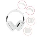 For AirPods Max Headphones 4-in-1 Silicone Replacement Cover Kit(White)
