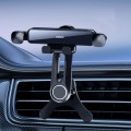 IFORCE Mobile Phone Air Vent Fixed Clip Car Navigation Support Bracket, Color: Mirror Extended