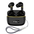 J2 Bluetooth Earphones With Digital Charging Compartment Wireless Charging In-Ear(Black)