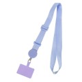 Mobile Phone Anti-lost Neck Strap Lanyard Detachable Hanging Chain(Purple)