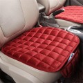 Car Winter Backless Plush Non-slip Non-binding Seat Cushion, Color: Front Row Red