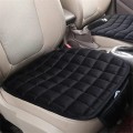 Car Winter Backless Plush Non-slip Non-binding Seat Cushion, Color: Front Row Black