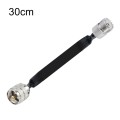 Window/Door Pass Through Flat RF Coaxial Cable UHF 50 Ohm RF Coax Pigtail Extension Cord, Length: 30
