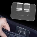 20pcs Car Floor Mats Trunk Mat Buckles Double-sided Adhesive Fixing Stickers(Transparent)