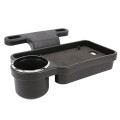 Automotive Water Cup Holder Drink Holder Car Rear Chair Seat Holder Tray(Black)