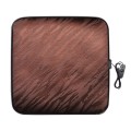 5V Car USB Interface Electric Heating Seat Cushion, Color: Coffee
