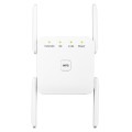 1200Mbps 2.4G / 5G WiFi Extender Booster Repeater Supports Ethernet Port White EU Plug