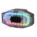 BF-915 Rechargeable 60 Lumen Colorful Light Bicycle Bike Tail Light Helmet Warning Light