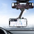 Car Rearview Mirror Mobile Phone Holder Multifunctional AR Navigation Support Bracket(Extending Rod)