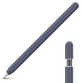 For Apple Pencil (USB-C) AhaStyle PT65-3 Silicone Same Color Protective Case(Midnight Blue)